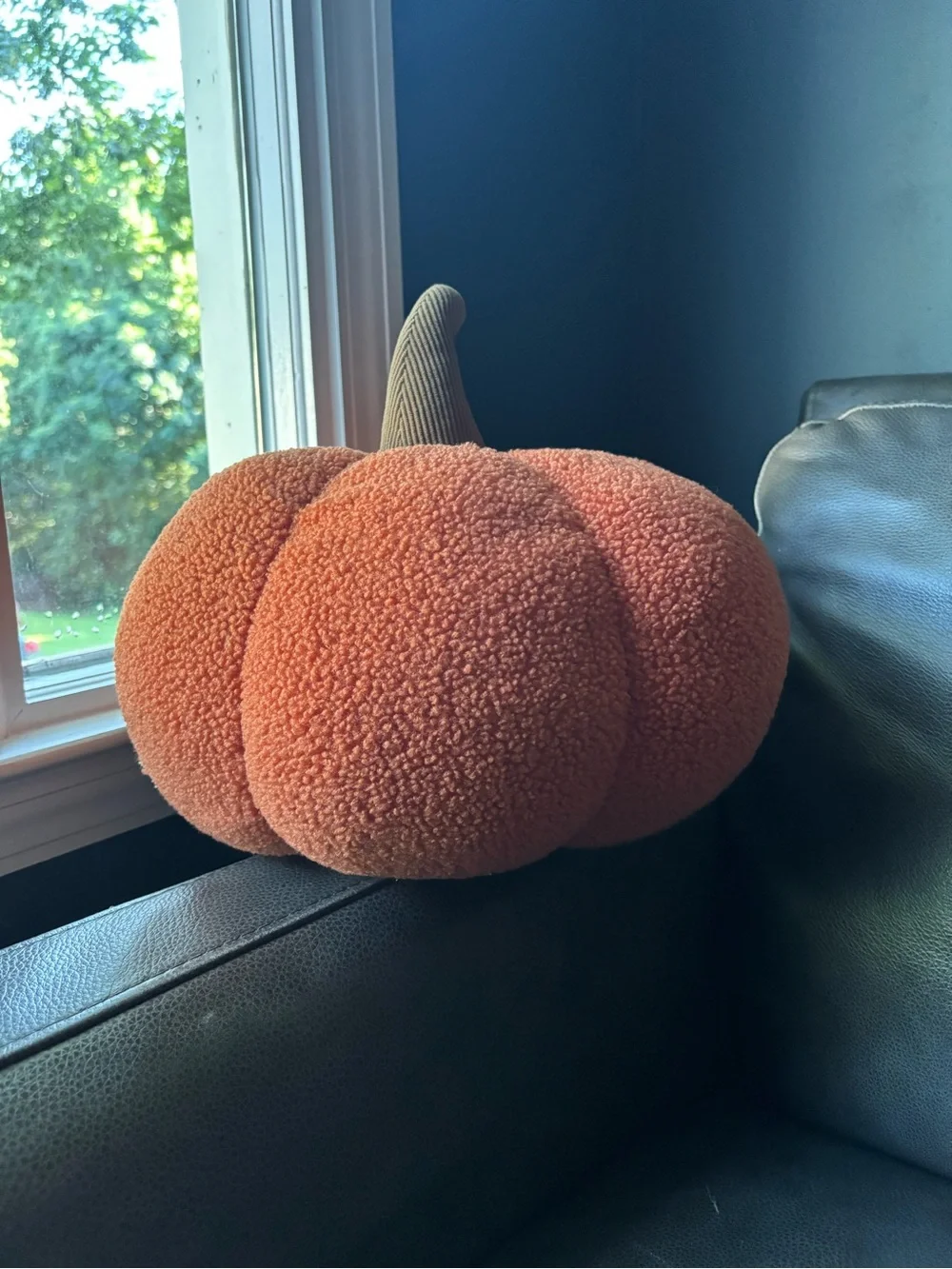 Costco Kirkland Orange Jack-O'-Lantern Halloween Pumpkin Pillow 2025